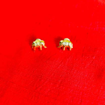 Dainty Baby Elephant Earrings