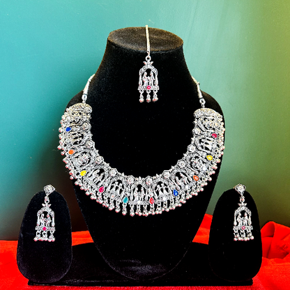 Raja Rani Union Necklace Set