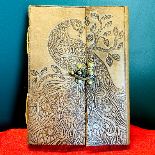 Regal Handcrafted Peacock Diary