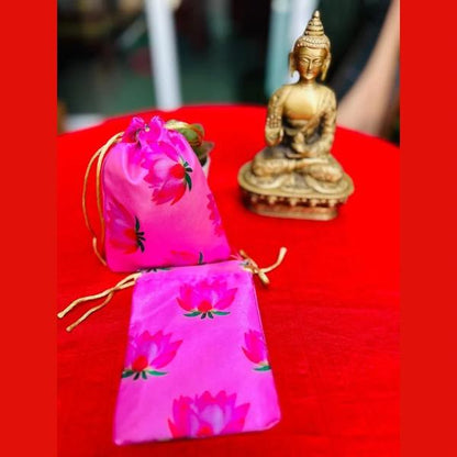 Gulabi Lotus Potli