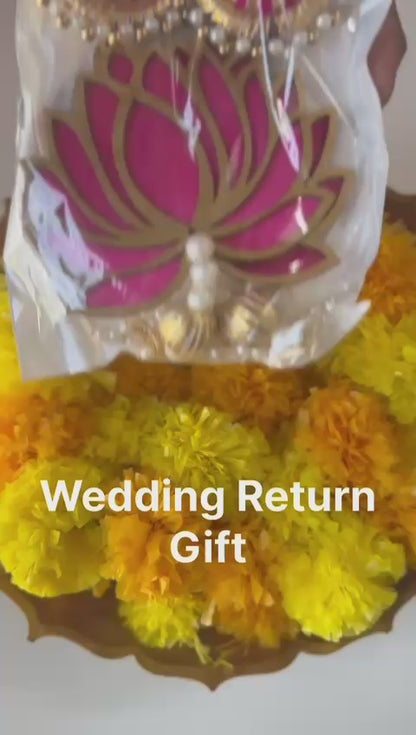 Radiant Lotus Shubh-Labh Hanging Wedding Return Gift Set